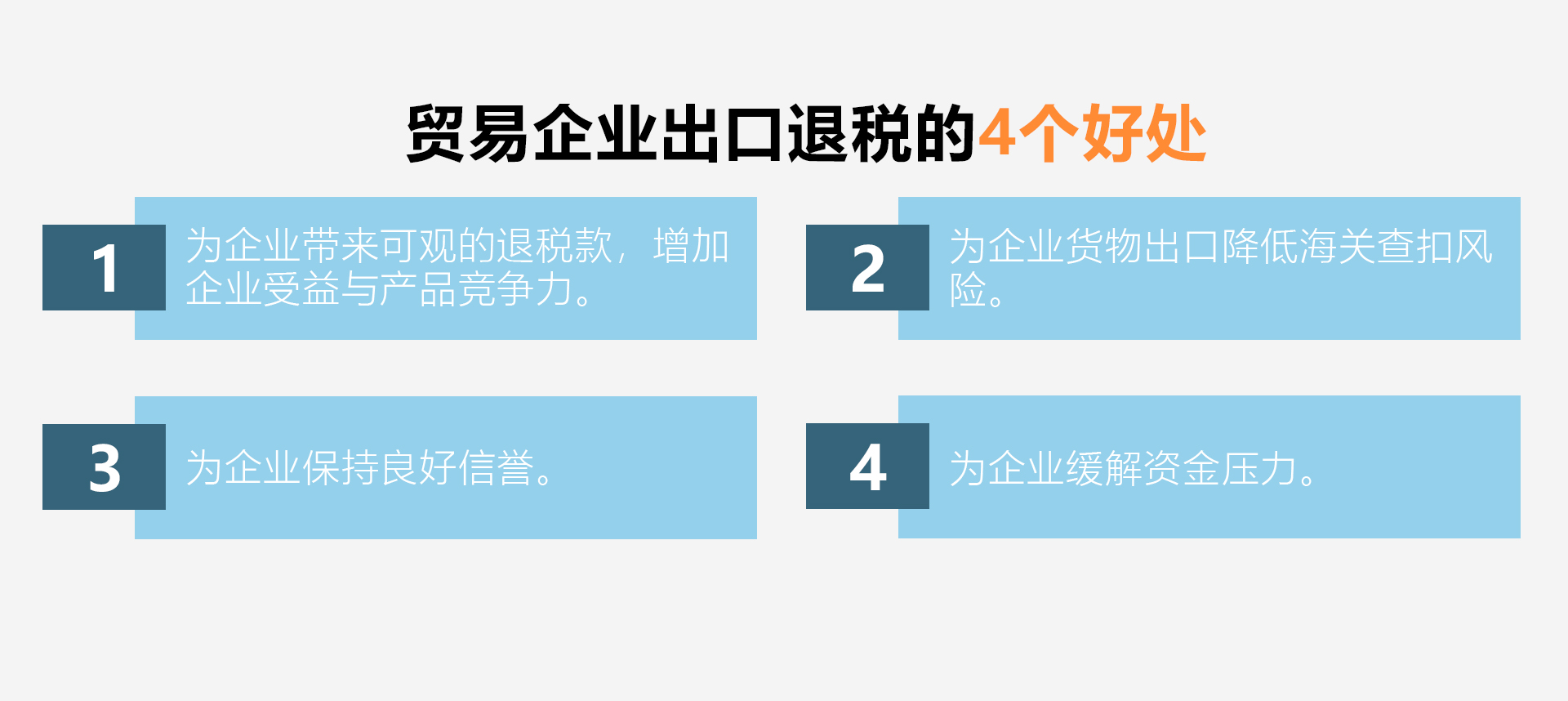 贸易型企业出口退税